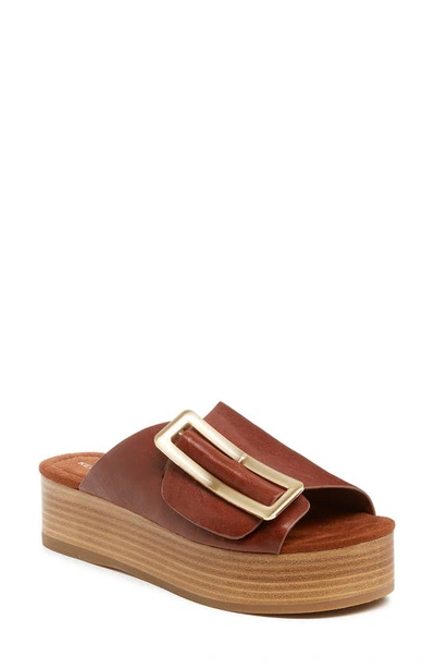 Shop Kelsi Dagger Brooklyn Dover Platform Sandal In Cider