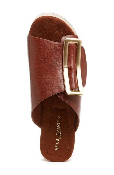 Kelsi Dagger Brooklyn Dover Platform Sandals In Cider