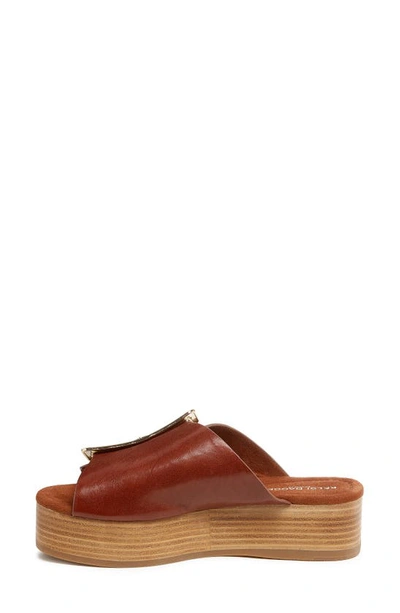 Kelsi Dagger Brooklyn Dover Platform Sandals In Cider