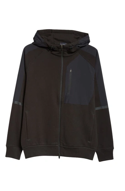 Shop Herno Hooded Gore-tex® Waterproof Jacket In Black