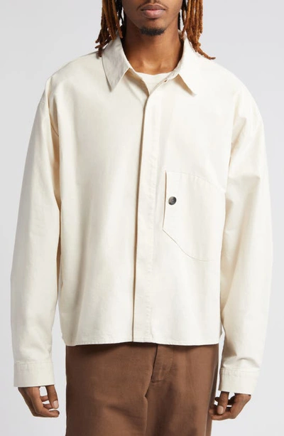 Shop Elwood Pocket Shirt In White Oak