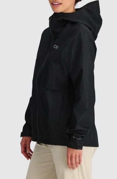 Shop Outdoor Research Aspire Ii Gore-tex® Waterproof Jacket In Black