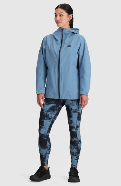 Shop Outdoor Research Stratoburst Packable Rain Jacket In Olympic