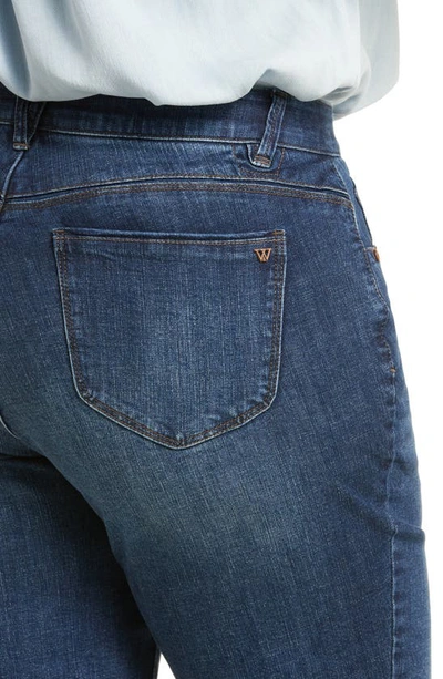 Shop Wit & Wisdom 'ab'solution High Waist Straight Leg Jeans In Blue Artisanal