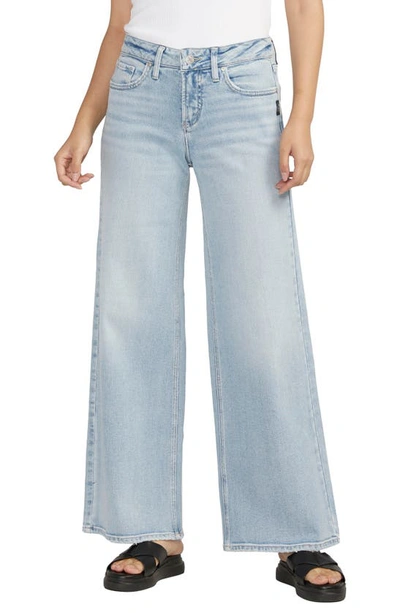 Shop Silver Jeans Co. Suki Curvy Wide Leg Jeans In Indigo