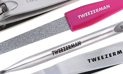 Shop Tweezerman Mini Nail Rescue Kit In Silver