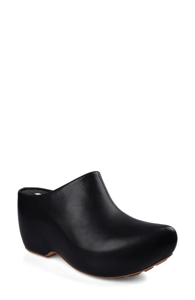 Shop Zigi Raffaela Platform Clog In Black Leather