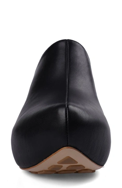 Zigi Raffaela Platform Clog In Black Leather