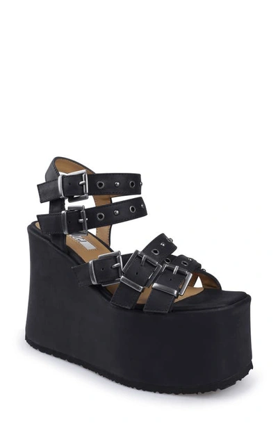 Shop Zigi Vianca Platform Wedge Sandal In Black