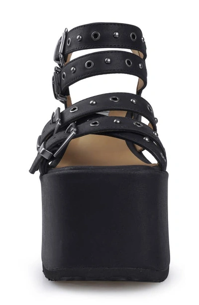 Shop Zigi Vianca Platform Wedge Sandal In Black
