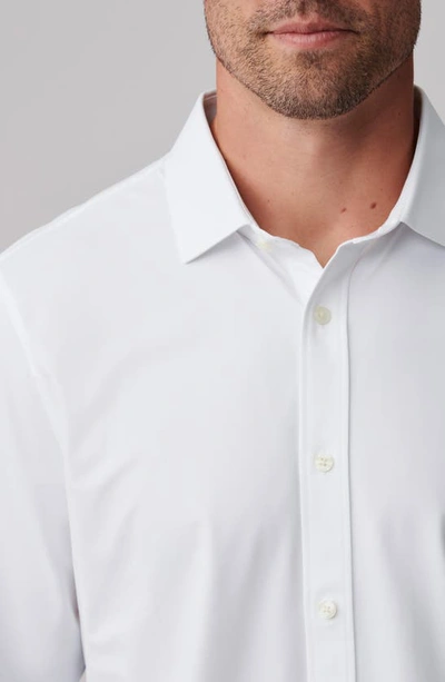 Shop Rhone Slim Fit Commuter Button-up Shirt In Business White