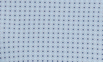 Shop 7 Diamonds Cyril Medallion Print Performance Button-up Shirt In Light Blue