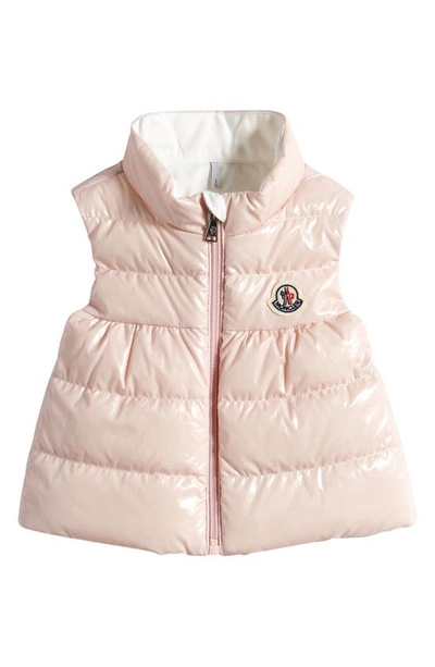 Moncler Kids' Hiva Down Puffer Vest In Pink