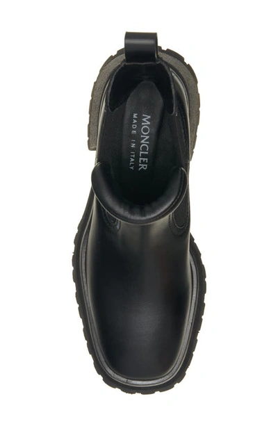 Moncler Gigi Lug Sole Chelsea Boot In Black