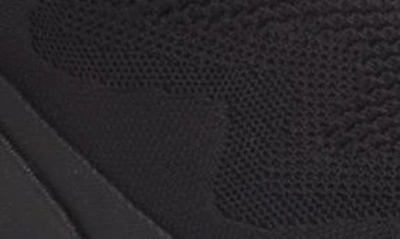 Shop Moncler Trailgrip Sock Sneaker In Black