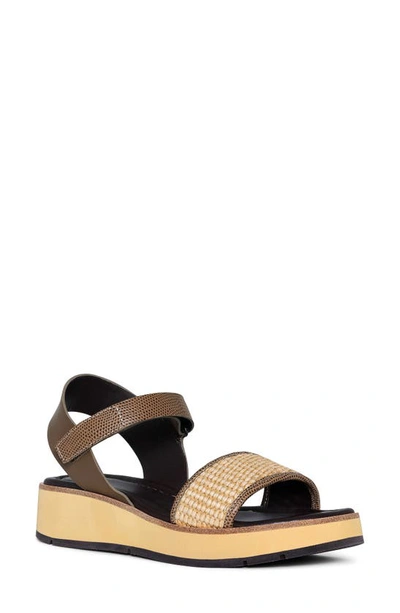 Shop Donald Pliner Wedge Platform Sandal In Biscotti