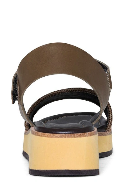 Donald Pliner Wedge Platform Sandal In Biscotti
