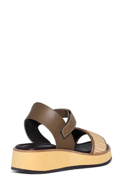 Donald Pliner Wedge Platform Sandal In Biscotti