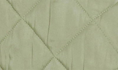 Shop Blanknyc Cropped Quilted Jacket In Matcha Latte