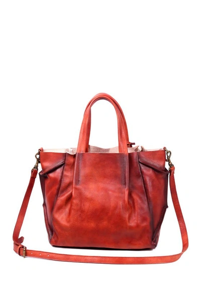 Old Trend Sprout Land Leather Tote Bag In Cognac