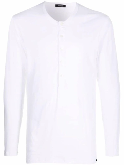 Shop Tom Ford T-shirts And Polos In White