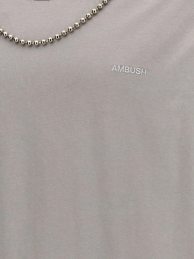 Shop Ambush Ballchain T-shirt Gray