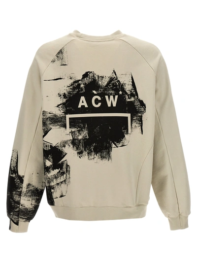 Shop A-cold-wall* Bone Brushstroke Sweatshirt White/black