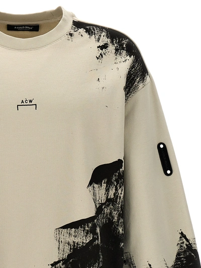 Shop A-cold-wall* Bone Brushstroke Sweatshirt White/black