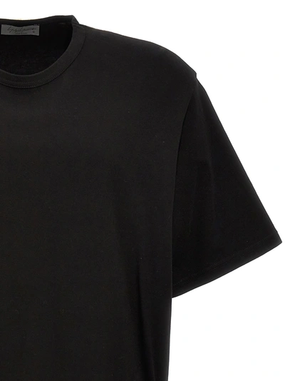 Shop Yohji Yamamoto Crew-neck T-shirt Black