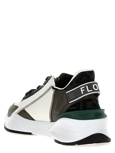 Shop Fendi Flow Sneakers Multicolor