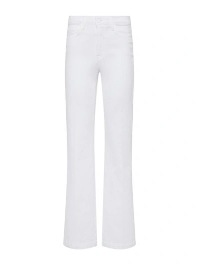 Shop L Agence Scottie Wide-leg Jean In Blanc