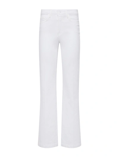 L'agence Scottie High Rise Wide-leg Jeans In Blanc