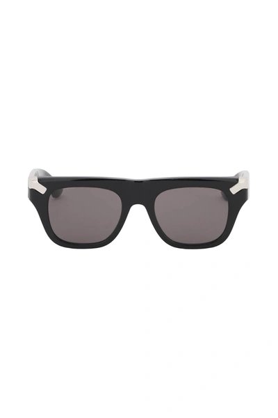 Shop Alexander Mcqueen Punk Rivet Mask Sunglasses Men In Black