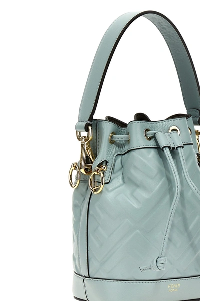 Shop Fendi Women 'mon Tresor' Mini Handbag In Blue