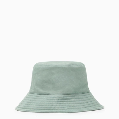 Shop Miu Miu Aquamarine Cotton Bucket Hat Women In Blue