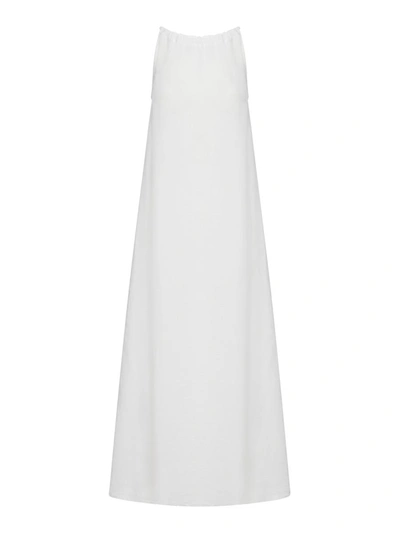Shop 120% Lino Day Evening Dress In White