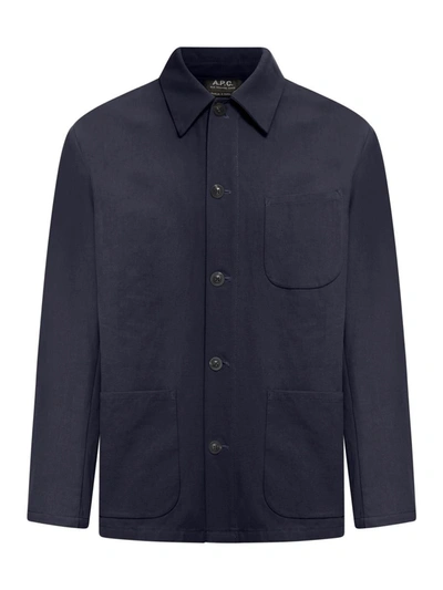 A.p.c. Jacket In Blue