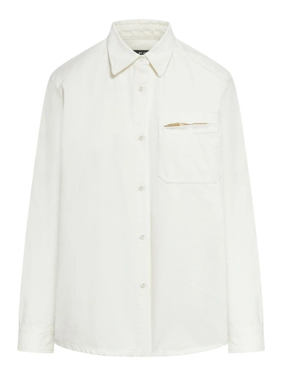 Shop Apc A.p.c. Shirt In White