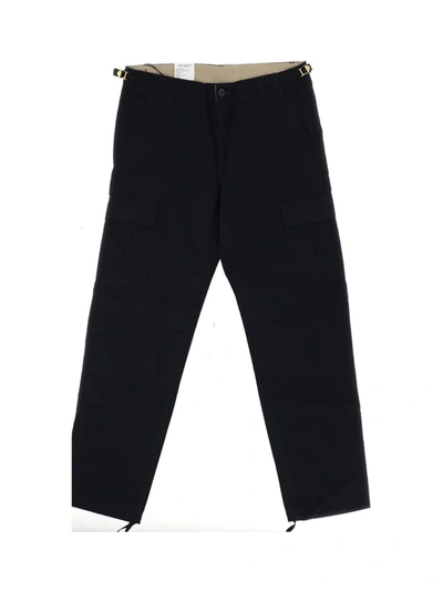 Shop Carhartt Wip Trousers In Black