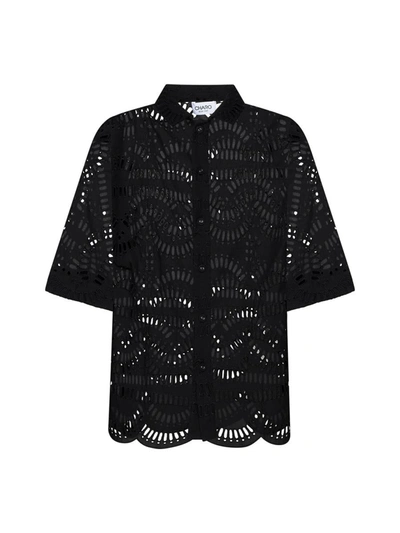 Shop Charo Ruiz Charoruiz Shirts In Black Samoa