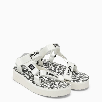 Palm Angels White Suicoke Edition Depa Sandals In White
