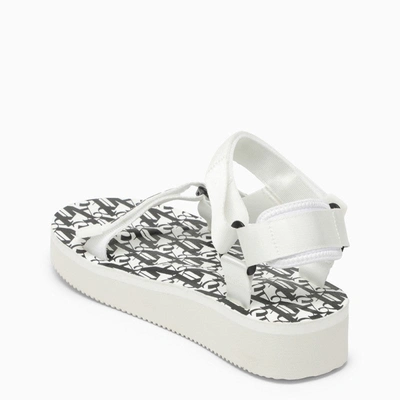 Palm Angels White Suicoke Edition Depa Sandals In White