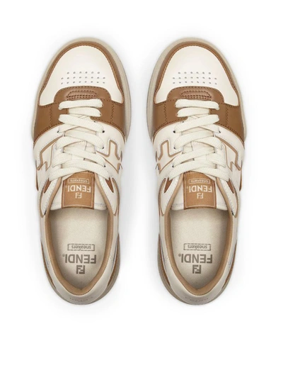 Shop Fendi Sneakers Shoes In Brown