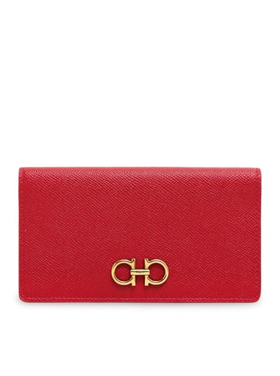 Shop Ferragamo Wallet(generic) In Red