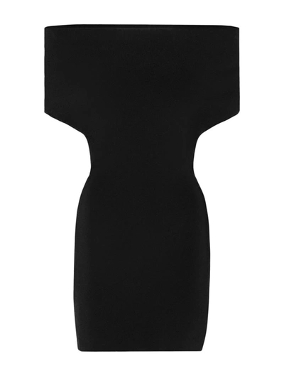 Shop Jacquemus Day Evening Dress In Black