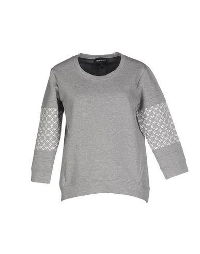 Emporio Armani Sweatshirt In Light Grey