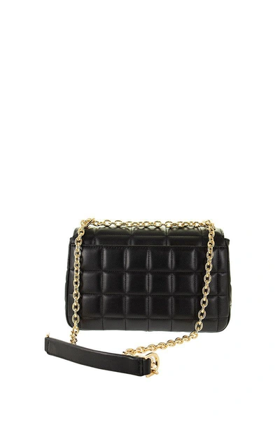 Shop Michael Kors Soho - Quilted Leather Shoulder Bag In Black