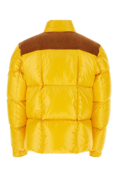 Shop Moncler Quilts In Yellow