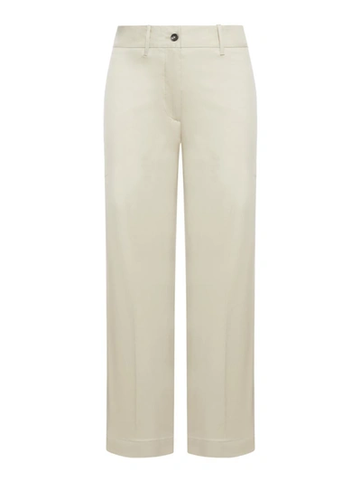 Shop Nine In The Morning Regular & Straight Leg Pants In Nude & Neutrals