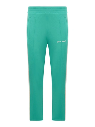 Shop Palm Angels Track Pant In Green